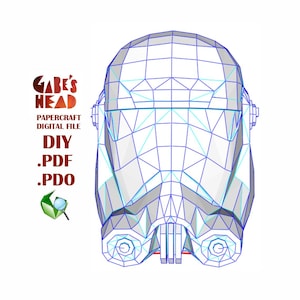 Hunter Star Wars Helmet Template pdo file