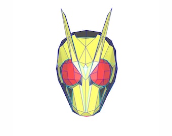 Template helmet paper Kamen Rider Zero one
