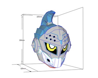 Kamen rider brave helmet template cosplay diy