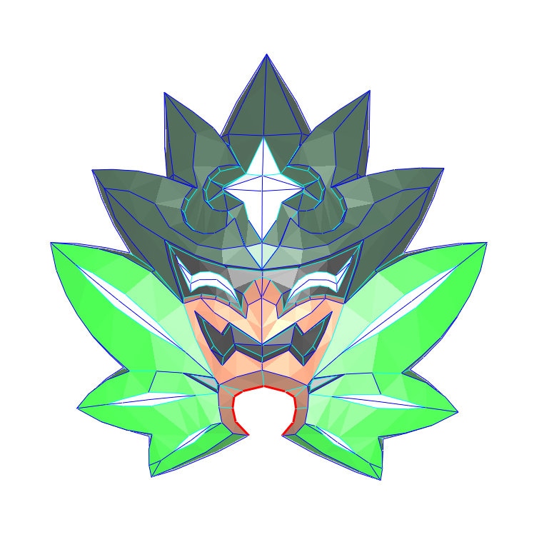 Ogerpon Mask Template Papercraft Pdf - Etsy