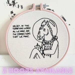 Tamborek do haftu ręcznego BOJACK HORSEMAN - wyjątkowa sztuka ścienna z serialu BoJack Horseman na Netflixie