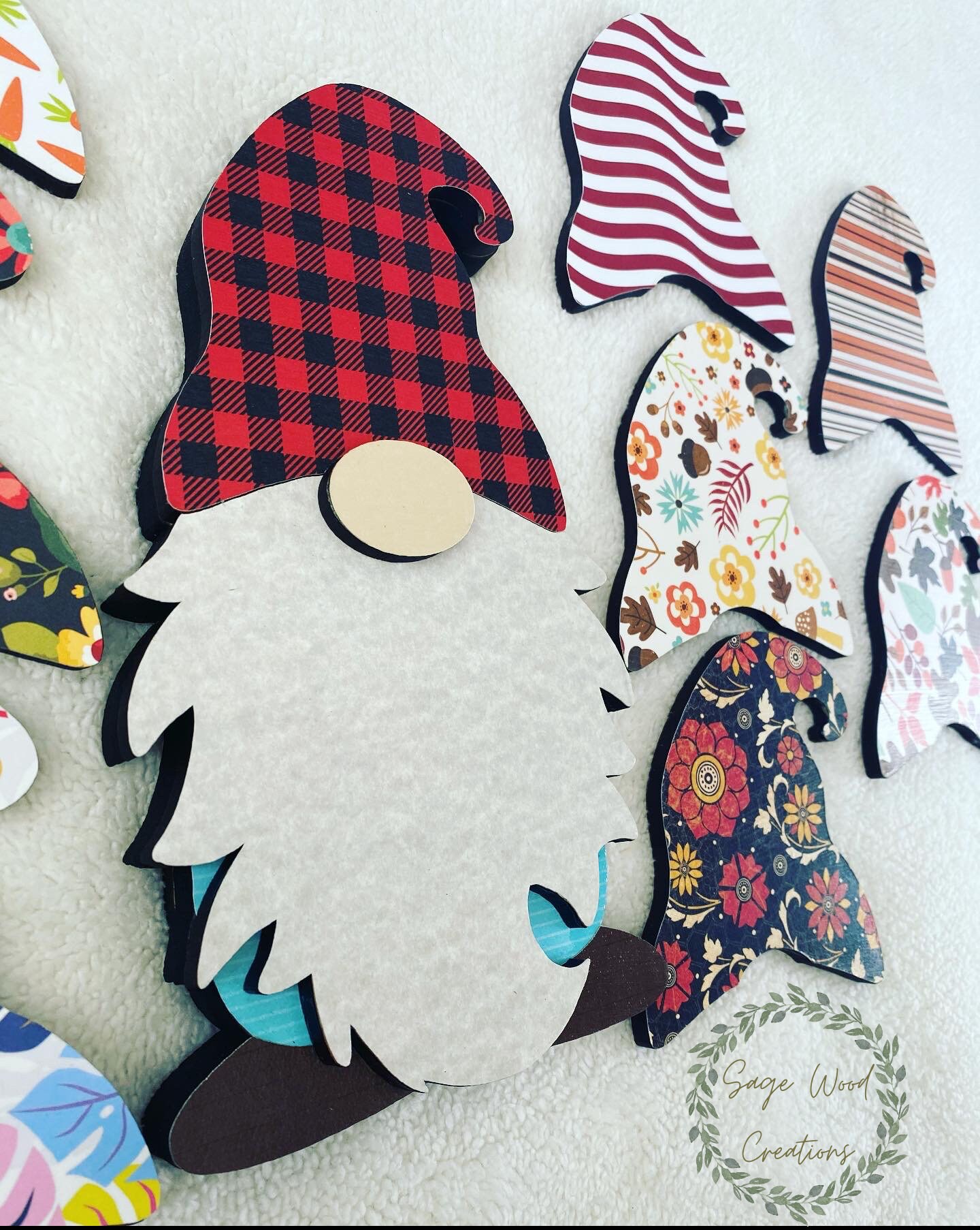 Interchangeable Monthly Wood Gnome Decor Gnome Decor Etsy