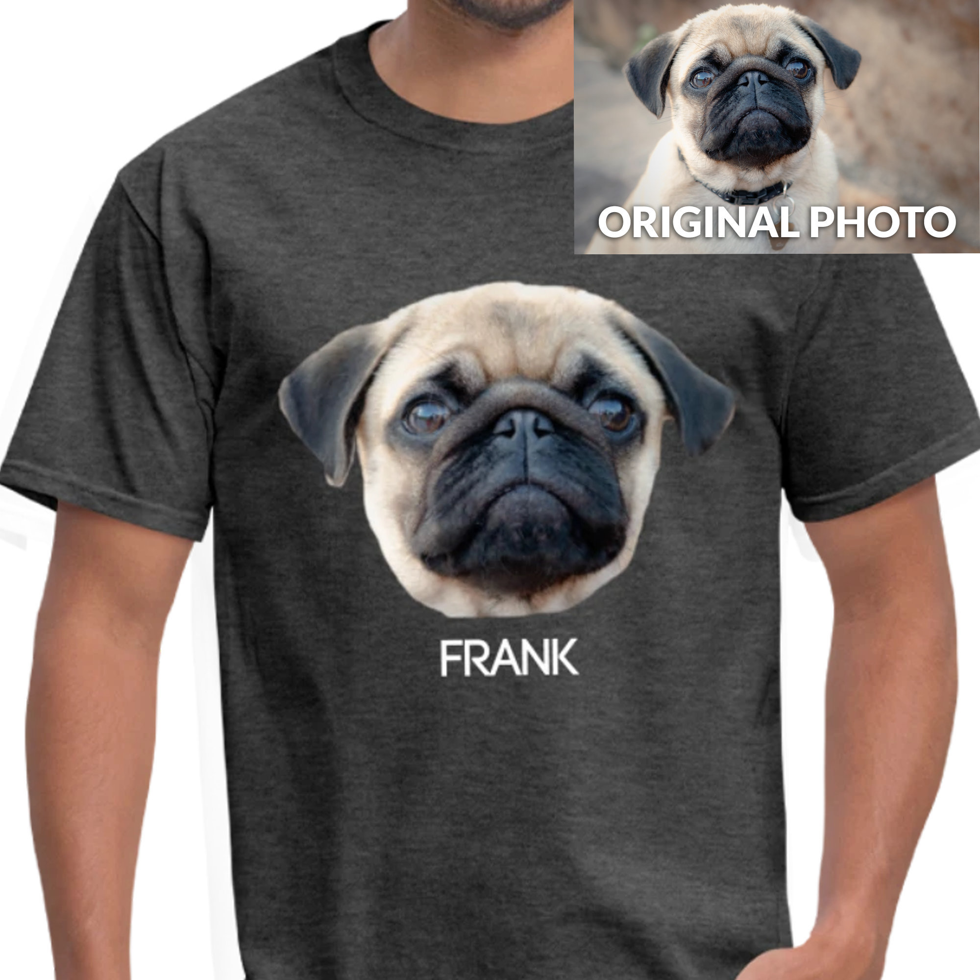 Custom Pet Face Shirt Custom Dog Shirt Gift Custom Pet Etsy