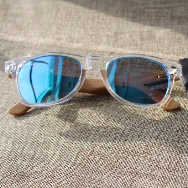 Polarized Bamboo Wooden Sunglasses Unisex Sunglasses Wood Sunglasses Mens Gift Womens Gift Eco-Friendly Gifts