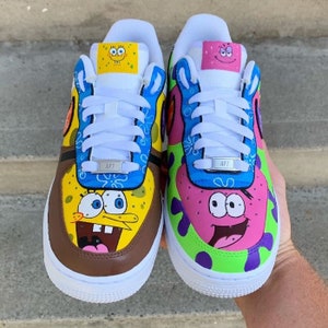 SPONGEBOB Patrick Nike Air Force 1 '07 Custom Shoes Hand Painted ...