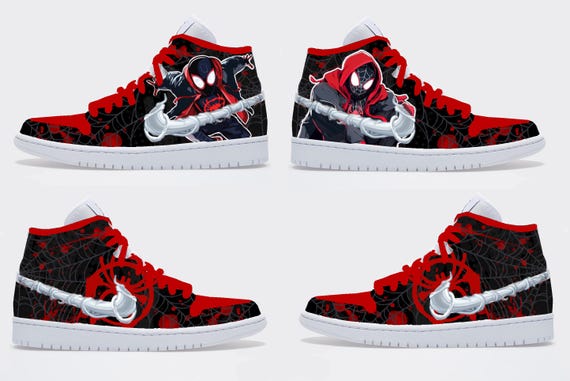 靴 Spider-Man Nike AirJordan Nike Air Jordan 1 High OG Spiderman NEXT CHAPTER DV1748-601