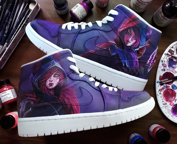 League of Legends Nike 1 Hand Custom Xayah Etsy España