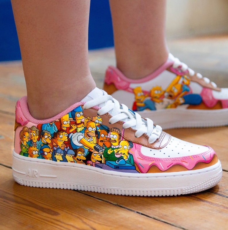 air force 1 simpsons custom