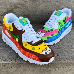 SPONGEBOB Patrick Nike Air Max 90 LTR Custom Shoes Hand Painted