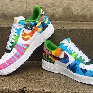 Adventure Time Nike Air Force 1 '07 Custom Shoes Hand Painted Sneakers ...