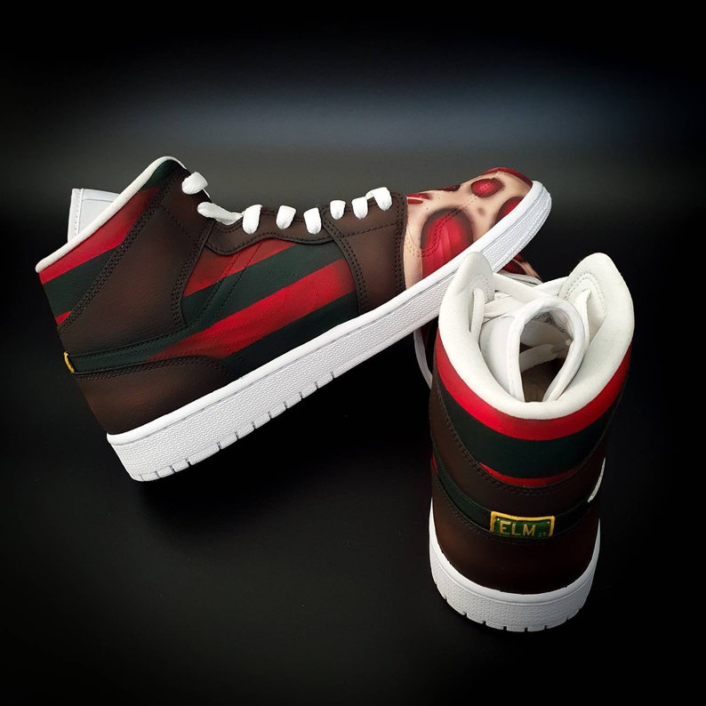 custom air jordan 1 freddy krueger
