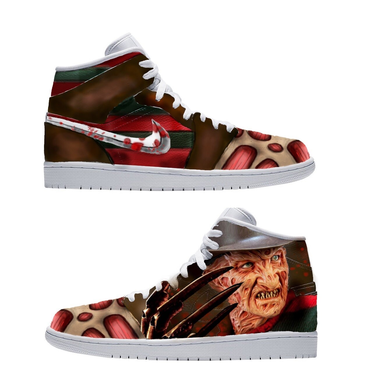 Freddy Krueger Nike Air Jordan 1 Mid 