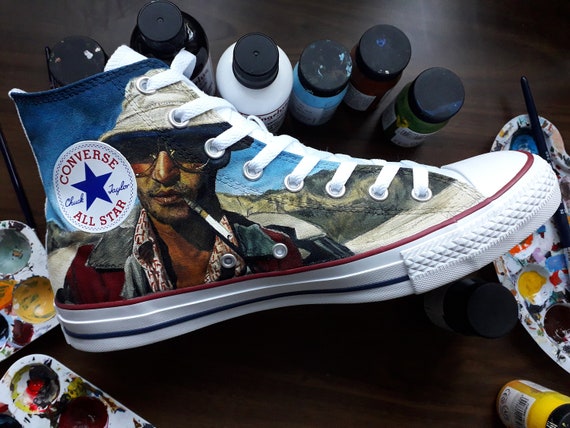 Converse Fear and Loathing in Las Vegas Movie Custom Shoes