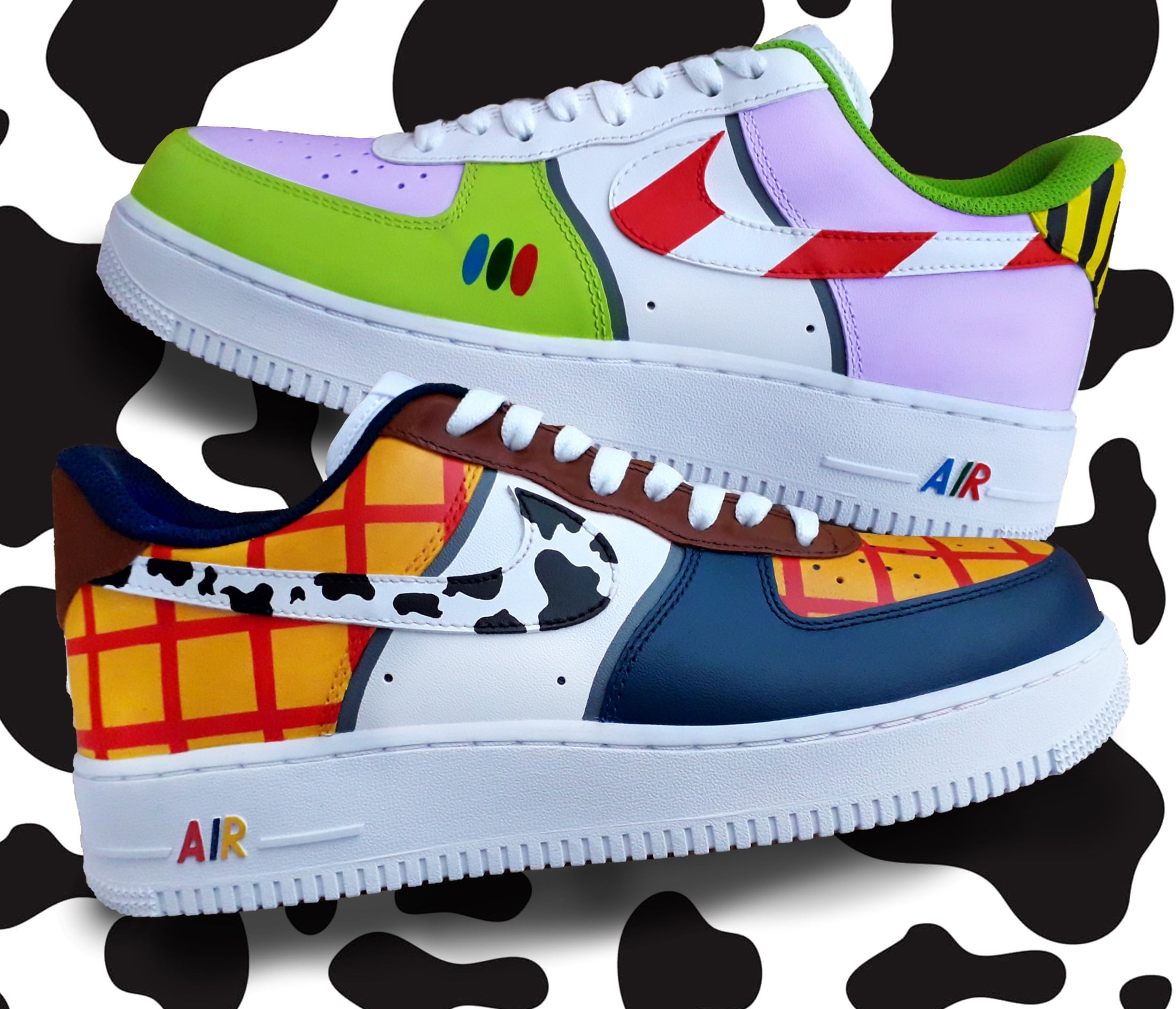 Toy Story Nike Air Force 1 Woody Buzz Disney Pixar zapatos - Etsy