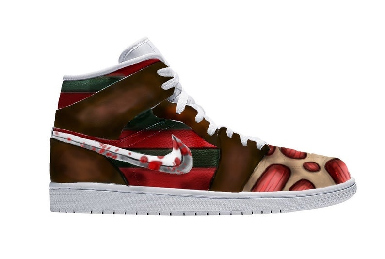 custom air jordan 1 freddy krueger