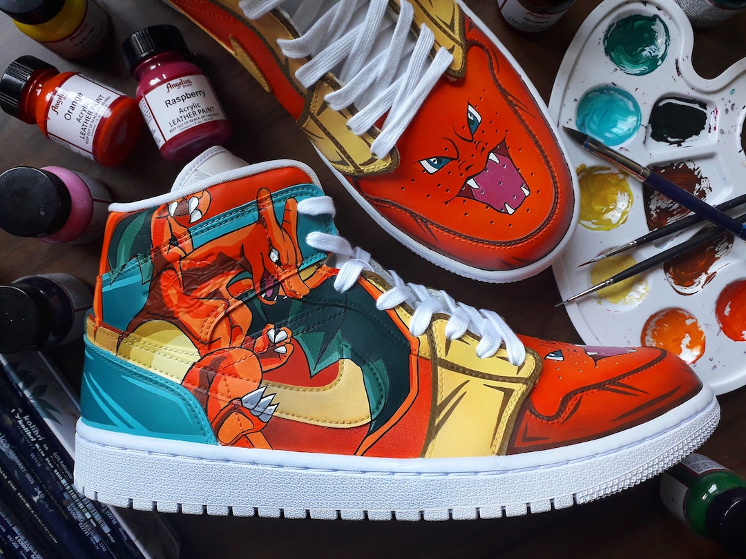 Nike Dunk Low 'Charizard Custom' Pokemon Sneakers [Pictures] - Rapzilla