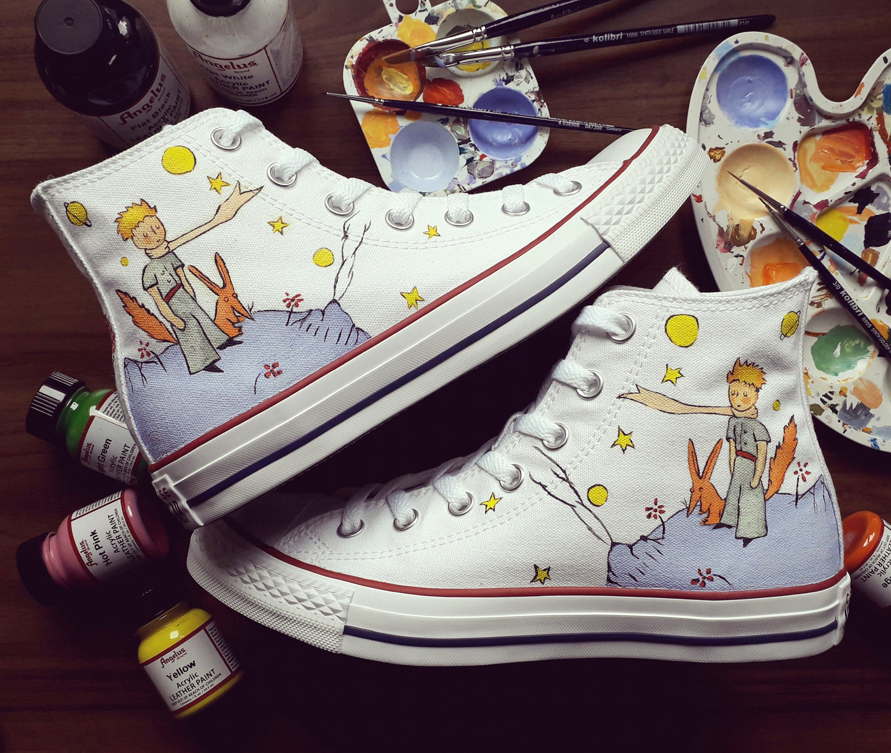 Little Prince Converse Custom Shoes Hand Painted Shoes Fox - Etsy New Zealand Little Prince Converse Custom Shoes Hand Painted Shoes Fox - Etsy New Zealand