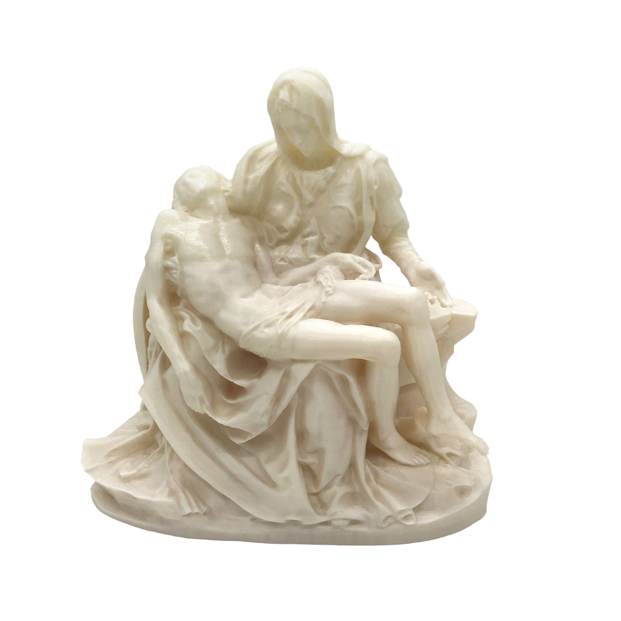 カトリック　ピエタ Amazon.co.jp: 高さ8.6インチ フルカラー La Pieta 像 樹脂製