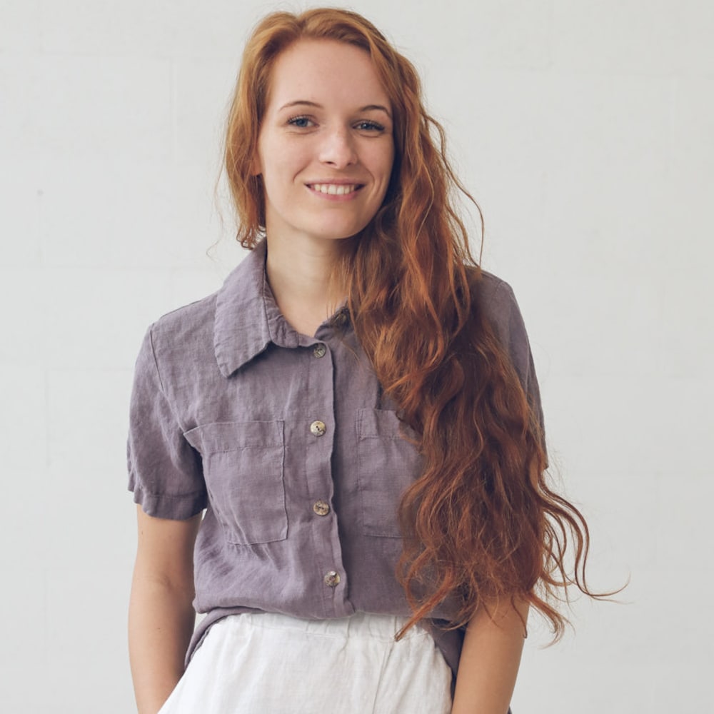 Short Sleeve Linen Shirt