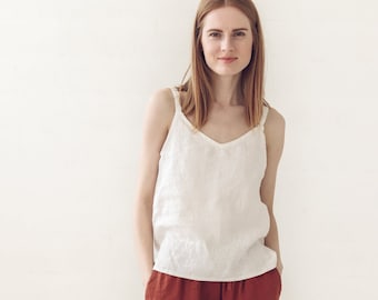 Summer Linen Top / Linen Tank Top