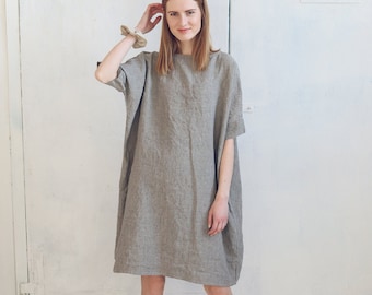 linen sack dress