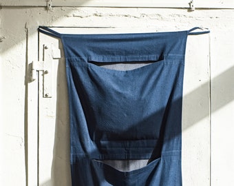 Linen Laundry Bag, Hanging Linen Bag, Linen Laundry Door Bag, Hanging Laundry Hamper, Home Linen Bag