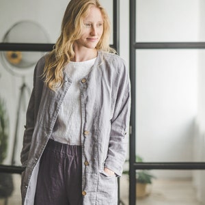 Plus size linen jackets uk clearance