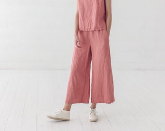 Linen Pants Wide Leg / Loose Linen Pants