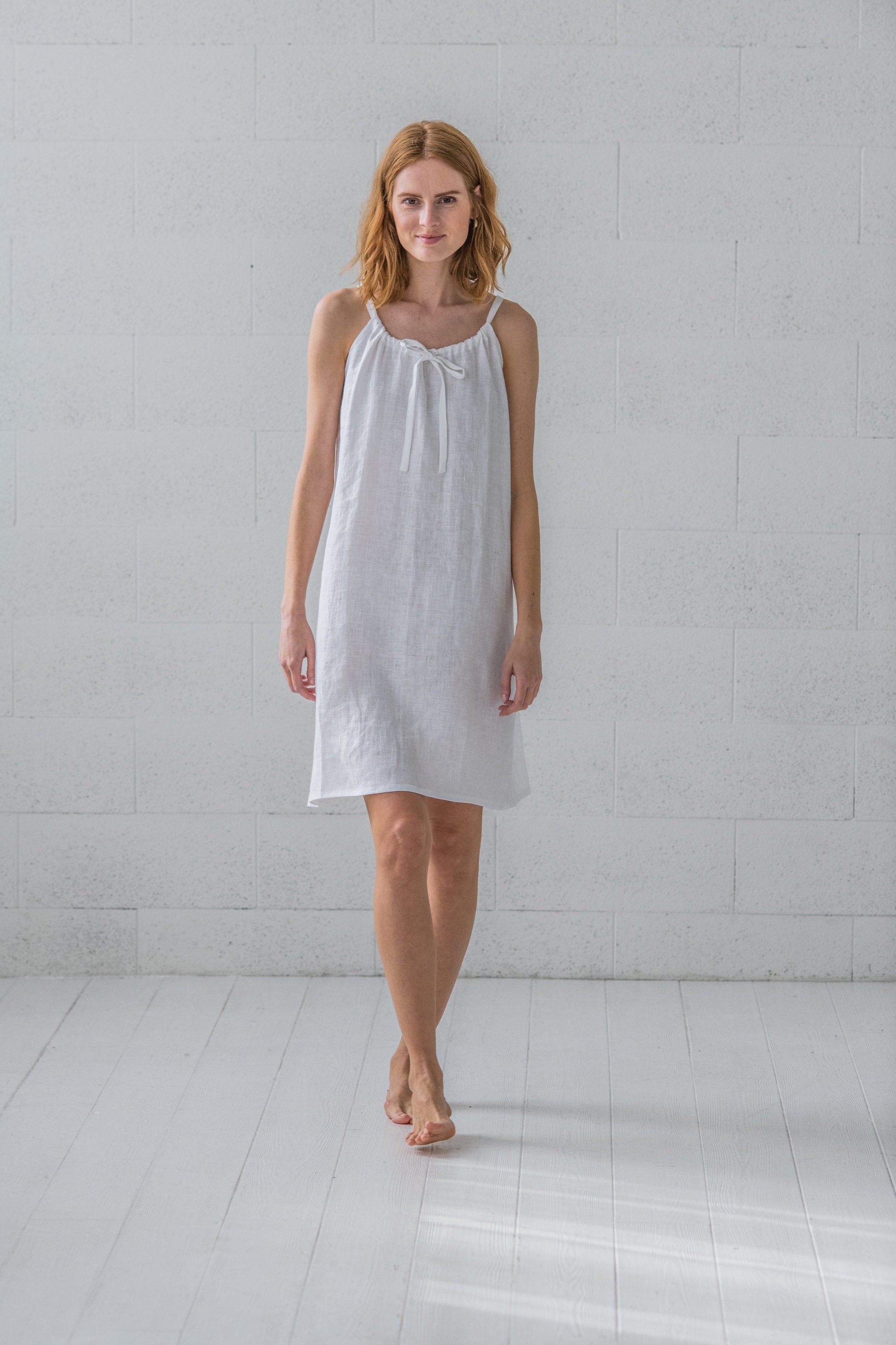 Paper Bag Tie-Strap Dress in European Linen - Sew Tessuti Blog