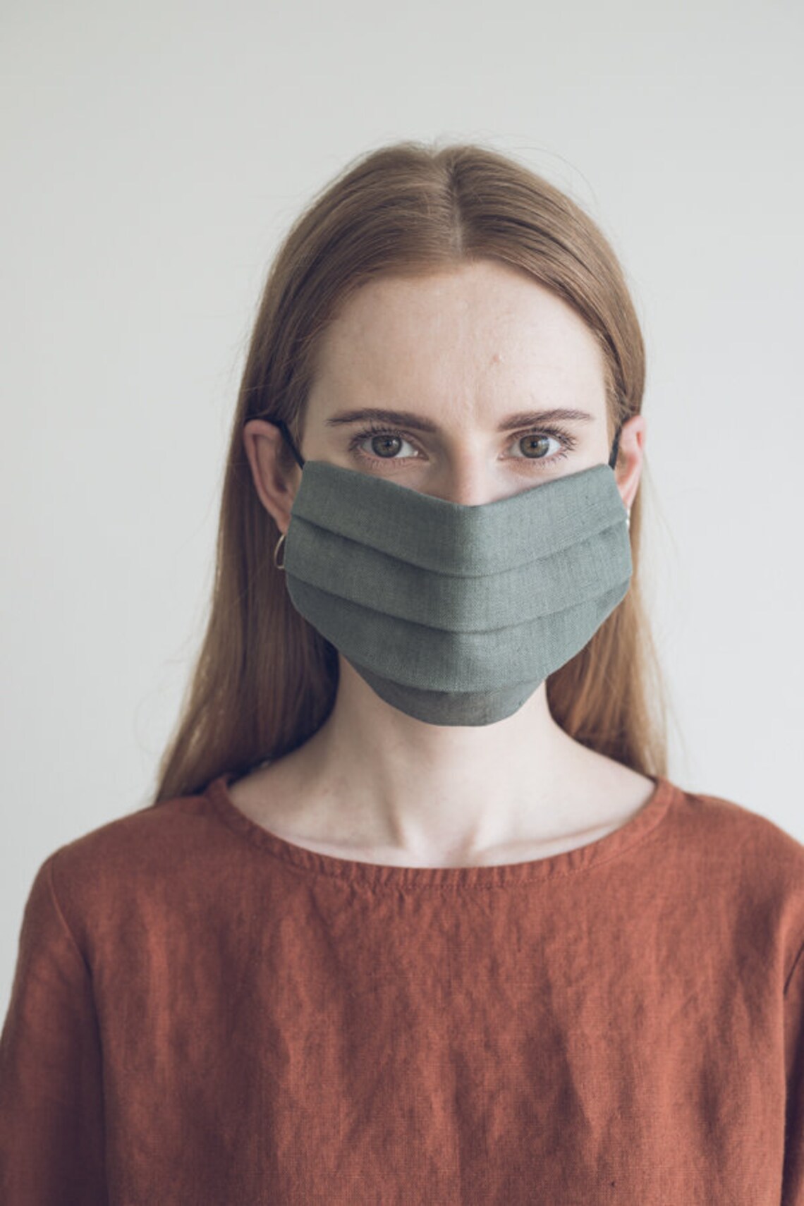 Protective Face Mask 100 Linen Reusable / Washable Face Mask Etsy UK