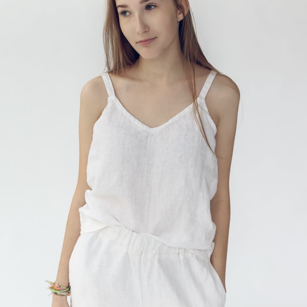 READY TO SHIP Linen Tank Top / Summer Linen Top