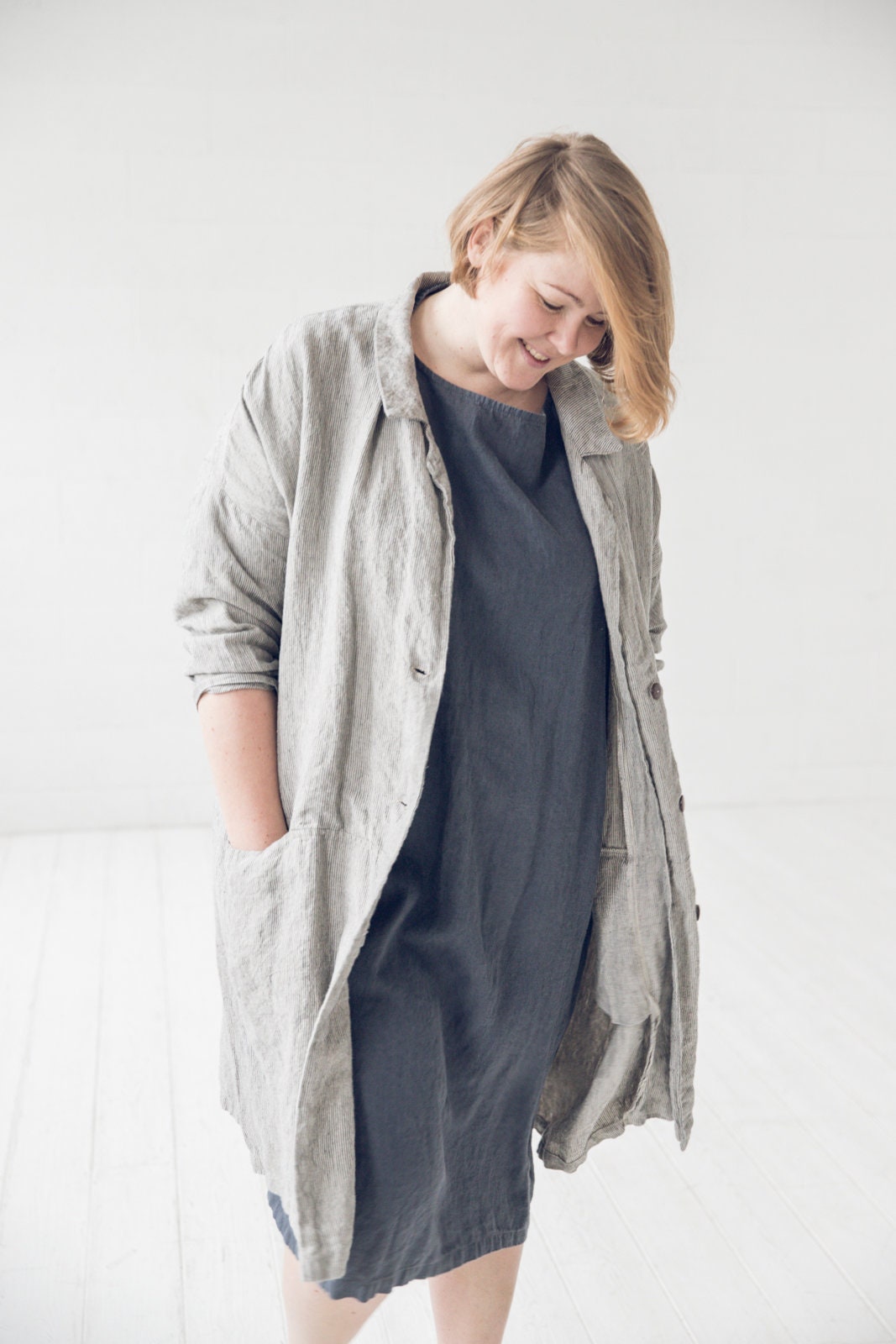 Women Linen Jacket - Etsy