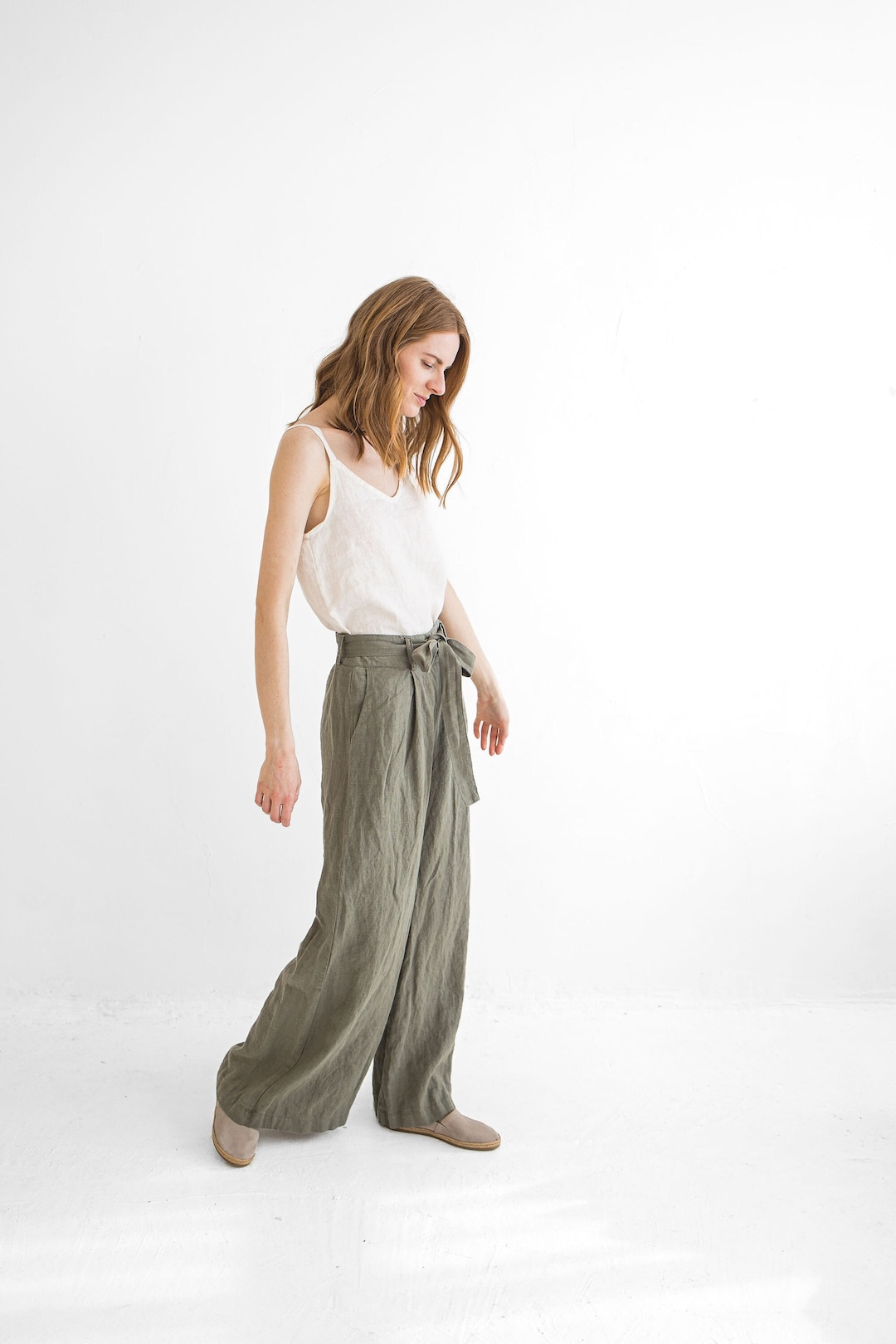 パンツ jonnlynx / linen coating pants 24SS linen coating pants – jonnlynx offical store