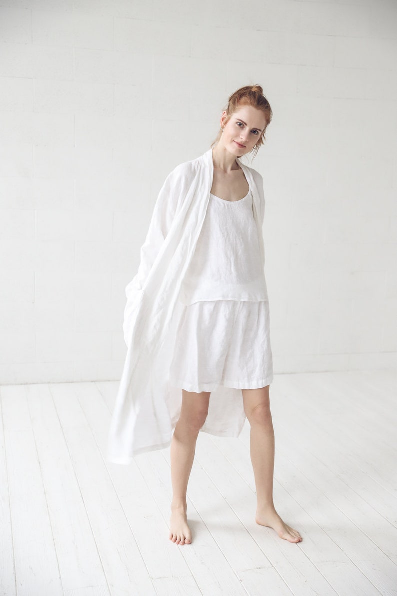 Linen Pajamas Women Linen Pajama Set Linen Nightwear Etsy