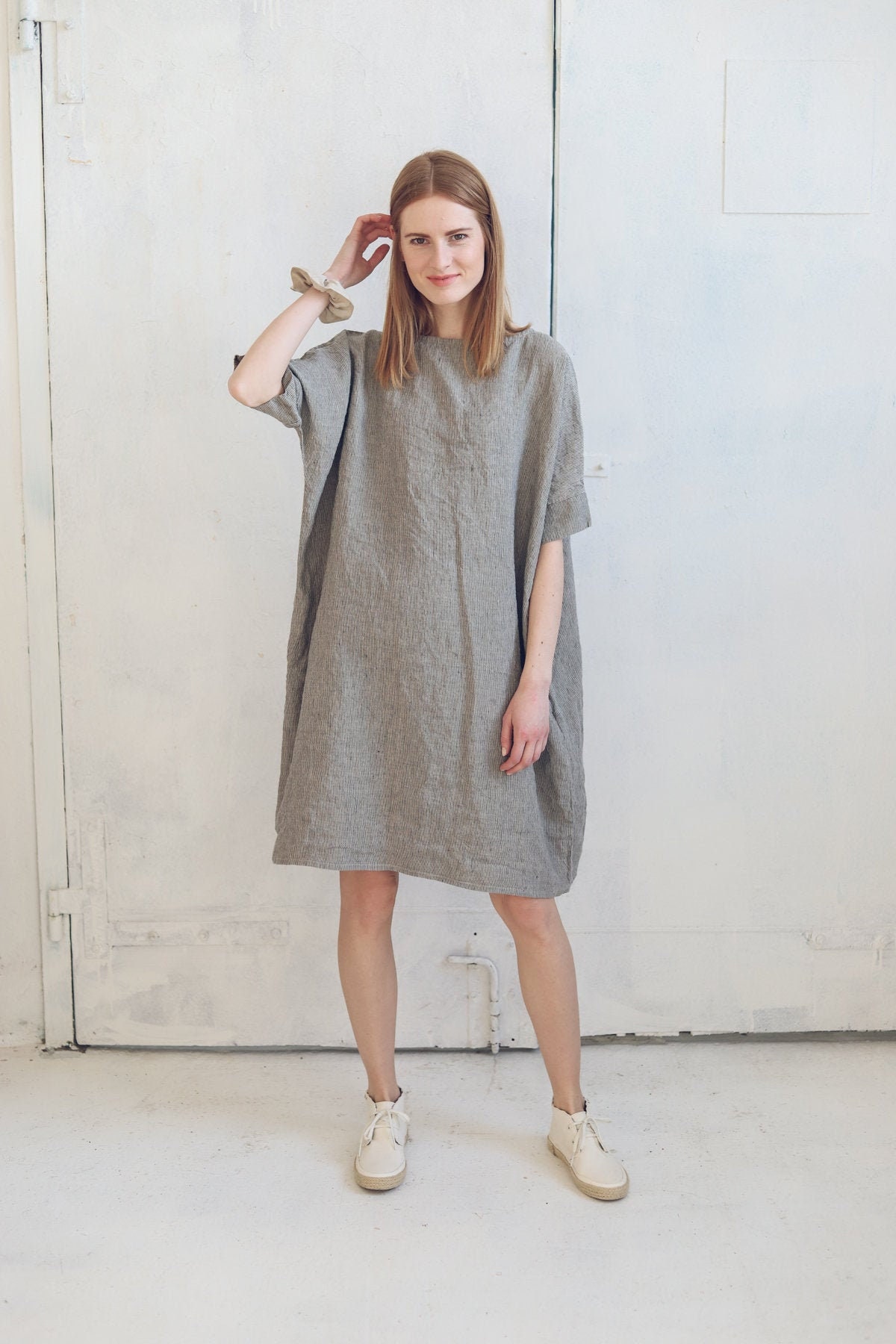 Robe en lin grande taille pas cher sale