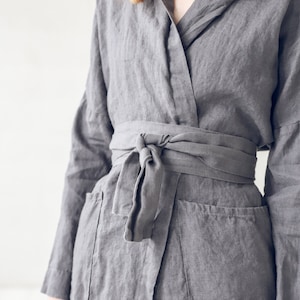 Linen Belt / Linen Dress Belt / Jacket Linen Belt / Linen Accessory image 1