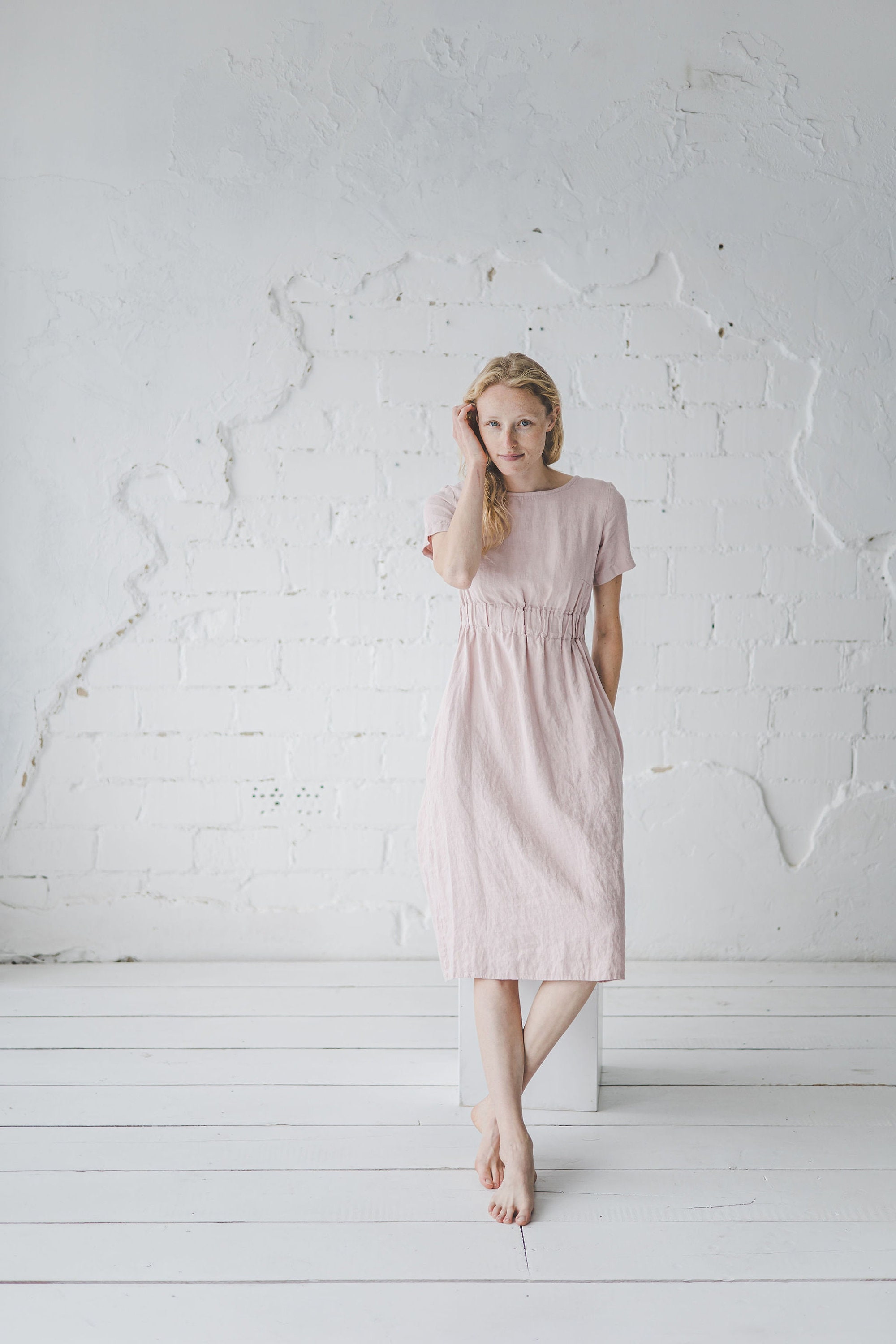 Elastic Fitted Dress - Etsy Elastic Fitted Dress - Etsy