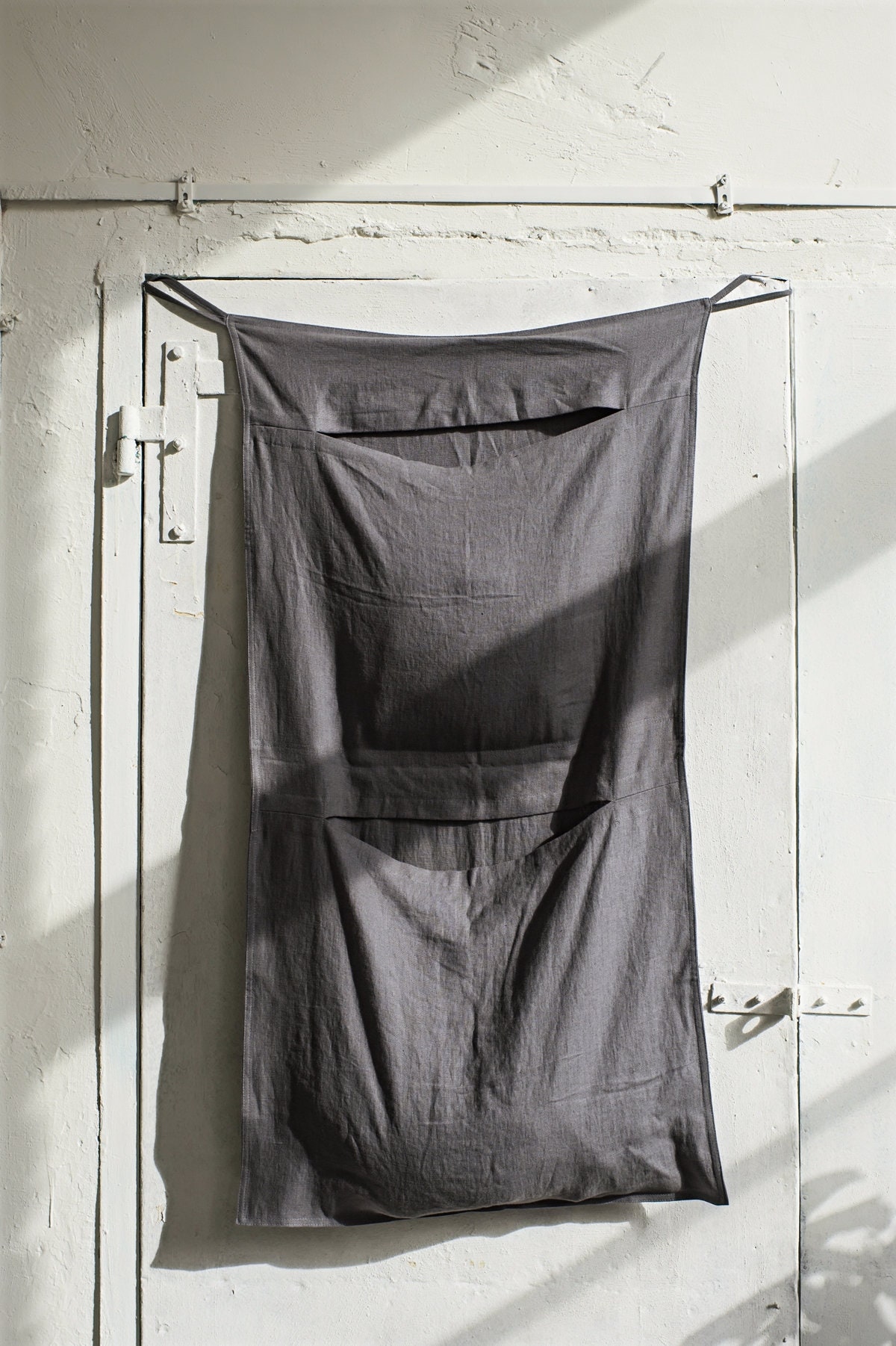 Linen Laundry Bag Hanging Linen Bag Linen Laundry Door Bag Etsy