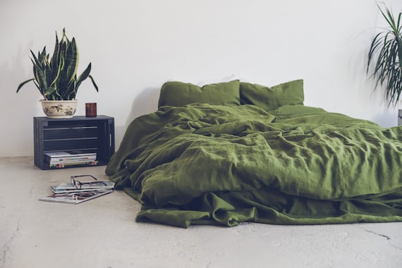 Bed Linen Set Washed Linen Bedding 