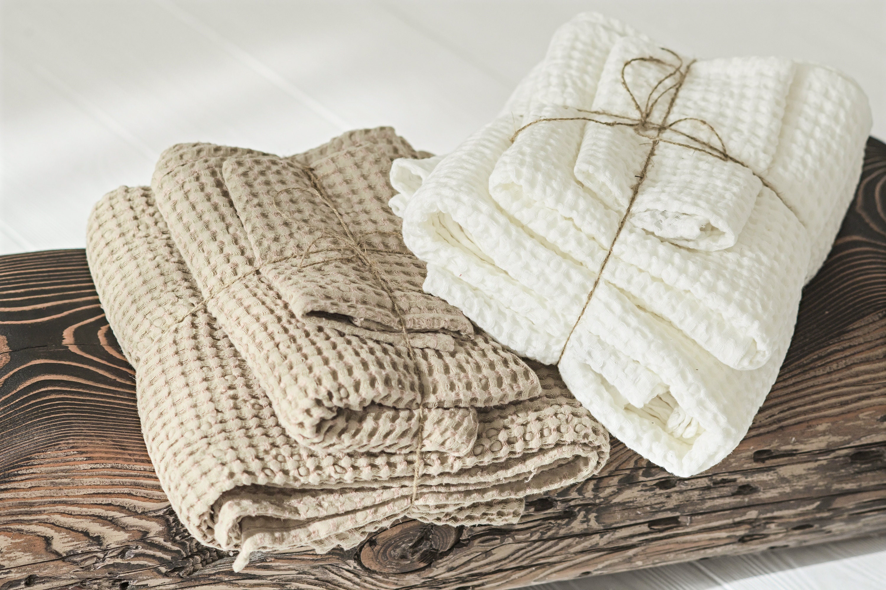 Linen Bath Waffle Towels Bath Sheet Hand Towel Christmas - Etsy