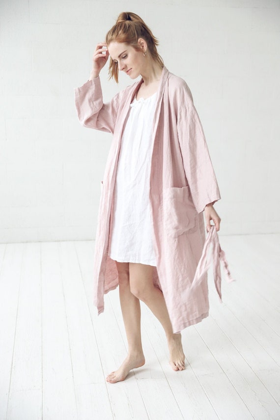 Linen night gown sales