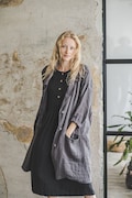 Oversized Linen Blazer with Pockets: Loose Fit Cardigan product logo