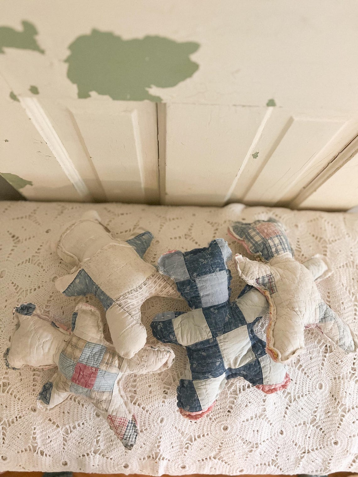 Bear Prints Retro Misty Gauze Summer Quilt