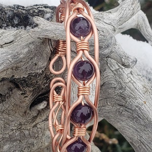 Amethyst in Copper