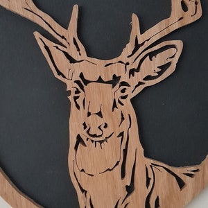Scroll saw wall art