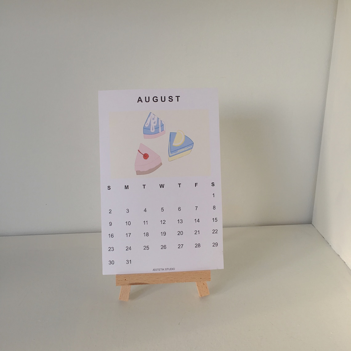 Aesthetic Year Calendar