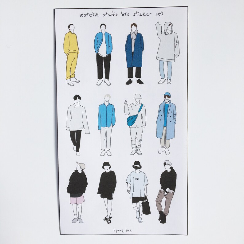 Bts Aesthetic Stickers Bts Fanart Stickers Bts Bullet Journal Stickers Cute Kpop Stickers Bts Sticker Set Cute Bts Stickers Paper Party Kids Craft Supplies Tools Deshpandefoundationindia Org