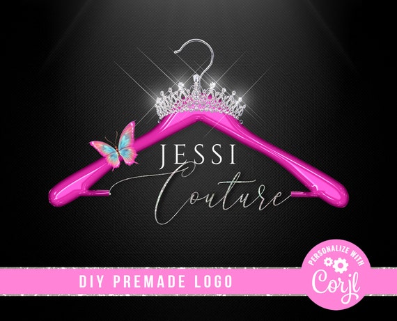 DIY Boutique Logo Couture Logo Hair Logo Premade Logo Edit | Etsy