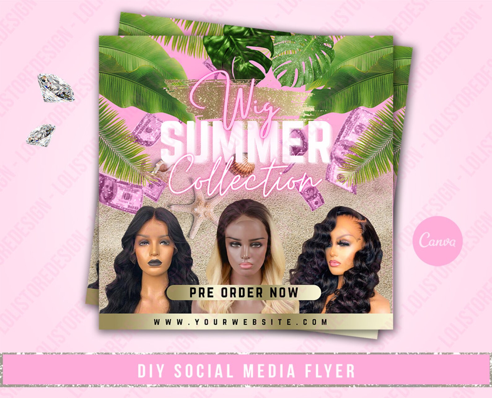 DIY Wig Summer Collection Flyer Hair Wig Flyer Wig Sale Etsy