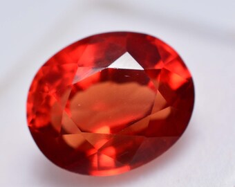 Orange Sapphire Loose Gemstone Pair Natural Ceylon 4.25 Ct Heart Shape Certified 